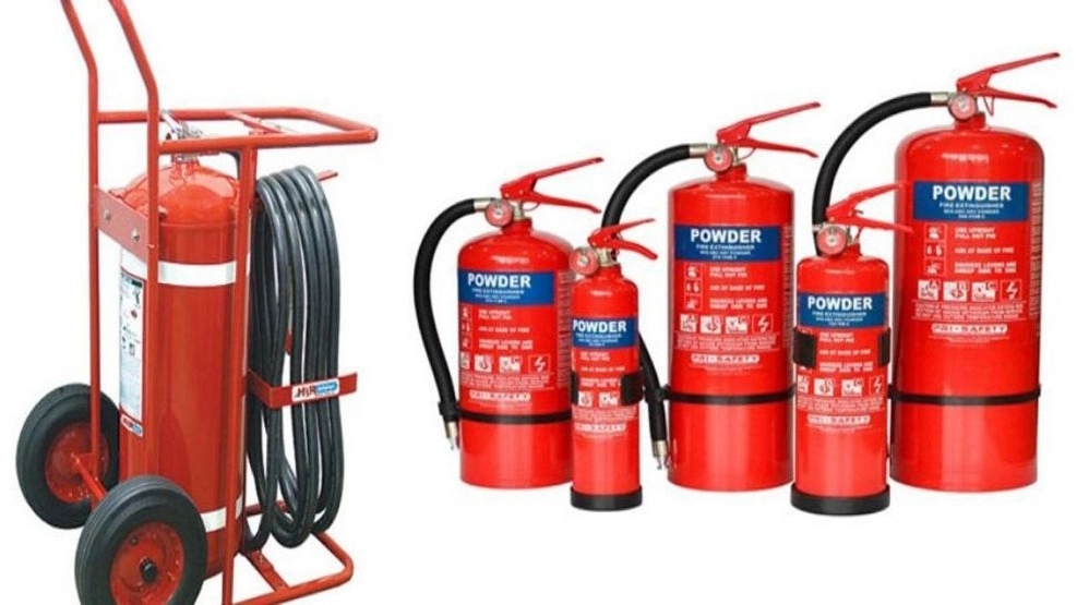 Charging the fire extinguisher in Rasht